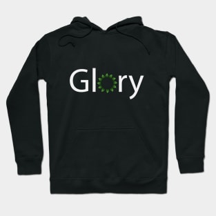 Glory creative text design Hoodie